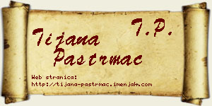 Tijana Paštrmac vizit kartica